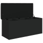 vidaXL Sitzbank mit Stauraum Schwarz 102x42x45 cm Holzwerkstoff vidaXL Sitzbank mit Stauraum Schwarz 102x42x45 cm Holzwerkstoff