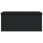 vidaXL Sitzbank mit Stauraum Schwarz 102x42x45 cm Holzwerkstoff vidaXL Sitzbank mit Stauraum Schwarz 102x42x45 cm Holzwerkstoff