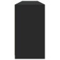 vidaXL Sideboard mit LED-Leuchten Schwarz 162x37x67 cm vidaXL Sideboard mit LED-Leuchten Schwarz 162x37x67 cm