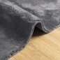 vidaXL Teppich HUARTE Kurzflor Weich und Waschbar Anthrazit 200x200 cm vidaXL Teppich HUARTE Kurzflor Weich und Waschbar Anthrazit 200x200 cm