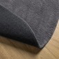 vidaXL Teppich HUARTE Kurzflor Weich und Waschbar Anthrazit Ø 120 cm vidaXL Teppich HUARTE Kurzflor Weich und Waschbar Anthrazit Ø 120 cm
