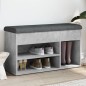 vidaXL Schuhbank Betongrau 82x32x45,5 cm Holzwerkstoff vidaXL Schuhbank Betongrau 82x32x45,5 cm Holzwerkstoff