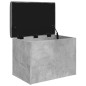 vidaXL Sitzbank mit Stauraum Betongrau 62x42x45 cm Holzwerkstoff vidaXL Sitzbank mit Stauraum Betongrau 62x42x45 cm Holzwerkstoff
