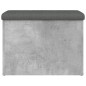 vidaXL Sitzbank mit Stauraum Betongrau 62x42x45 cm Holzwerkstoff vidaXL Sitzbank mit Stauraum Betongrau 62x42x45 cm Holzwerkstoff
