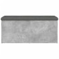vidaXL Sitzbank mit Stauraum Betongrau 102x42x45 cm Holzwerkstoff vidaXL Sitzbank mit Stauraum Betongrau 102x42x45 cm Holzwerkstoff