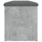 vidaXL Sitzbank mit Stauraum Betongrau 102x42x45 cm Holzwerkstoff vidaXL Sitzbank mit Stauraum Betongrau 102x42x45 cm Holzwerkstoff