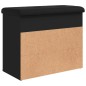 vidaXL Schuhbank Schwarz 62x32x50 cm Holzwerkstoff vidaXL Schuhbank Schwarz 62x32x50 cm Holzwerkstoff