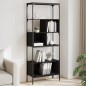 vidaXL Bücherregal 5 Böden Schwarz 76x33x188,5 cm Holzwerkstoff vidaXL Bücherregal 5 Böden Schwarz 76x33x188,5 cm Holzwerkstoff
