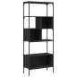vidaXL Bücherregal 5 Böden Schwarz 76x33x188,5 cm Holzwerkstoff vidaXL Bücherregal 5 Böden Schwarz 76x33x188,5 cm Holzwerkstoff