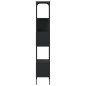 vidaXL Bücherregal 5 Böden Schwarz 76x33x188,5 cm Holzwerkstoff vidaXL Bücherregal 5 Böden Schwarz 76x33x188,5 cm Holzwerkstoff