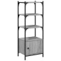 vidaXL Bücherregal 3 Böden Grau Sonoma 41x30x109,5 cm Holzwerkstoff vidaXL Bücherregal 3 Böden Grau Sonoma 41x30x109,5 cm Holzwerkstoff