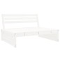 vidaXL 5-tlg. Garten-Lounge-Set Weiß Massivholz Kiefer vidaXL 5-tlg. Garten-Lounge-Set Weiß Massivholz Kiefer