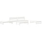 vidaXL 6-tlg. Garten-Lounge-Set Weiß Massivholz Kiefer vidaXL 6-tlg. Garten-Lounge-Set Weiß Massivholz Kiefer