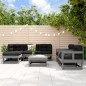 vidaXL 7-tlg. Garten-Lounge-Set Grau Massivholz Kiefer vidaXL 7-tlg. Garten-Lounge-Set Grau Massivholz Kiefer