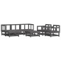 vidaXL 7-tlg. Garten-Lounge-Set Grau Massivholz Kiefer vidaXL 7-tlg. Garten-Lounge-Set Grau Massivholz Kiefer
