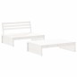 vidaXL 2-tlg. Garten-Lounge-Set Weiß Massivholz Kiefer vidaXL 2-tlg. Garten-Lounge-Set Weiß Massivholz Kiefer