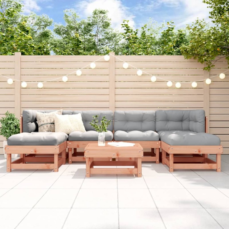vidaXL 7-tlg. Garten-Lounge-Set Massivholz Douglasie vidaXL 7-tlg. Garten-Lounge-Set Massivholz Douglasie
