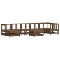 vidaXL 8-tlg. Garten-Lounge-Set Honigbraun Massivholz Kiefer vidaXL 8-tlg. Garten-Lounge-Set Honigbraun Massivholz Kiefer