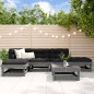 vidaXL 6-tlg. Garten-Lounge-Set Grau Massivholz Kiefer vidaXL 6-tlg. Garten-Lounge-Set Grau Massivholz Kiefer