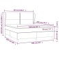 vidaXL Boxspringbett mit Matratze Taupe 160x200 cm Stoff vidaXL Boxspringbett mit Matratze Taupe 160x200 cm Stoff
