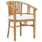 vidaXL 3-tlg. Garten-Essgruppe mit Auflagen Teak Massivholz vidaXL 3-tlg. Garten-Essgruppe mit Auflagen Teak Massivholz