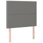 vidaXL Boxspringbett mit Matratze Dunkelgrau 90x200 cm Stoff vidaXL Boxspringbett mit Matratze Dunkelgrau 90x200 cm Stoff