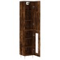 Highboard Räuchereiche 34,5x34x180 cm Holzwerkstoff Highboard Räuchereiche 34,5x34x180 cm Holzwerkstoff