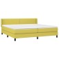 vidaXL Boxspringbett mit Matratze Grün 200x200 cm Stoff vidaXL Boxspringbett mit Matratze Grün 200x200 cm Stoff