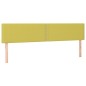 vidaXL Boxspringbett mit Matratze & LED Grün 200x200 cm Stoff vidaXL Boxspringbett mit Matratze & LED Grün 200x200 cm Stoff