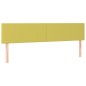 vidaXL Boxspringbett mit Matratze & LED Grün 200x200 cm Stoff vidaXL Boxspringbett mit Matratze & LED Grün 200x200 cm Stoff