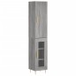 vidaXL Highboard Grau Sonoma 34,5x34x180 cm Holzwerkstoff vidaXL Highboard Grau Sonoma 34,5x34x180 cm Holzwerkstoff