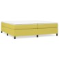 vidaXL Boxspringbett mit Matratze Grün 200x200 cm Stoff vidaXL Boxspringbett mit Matratze Grün 200x200 cm Stoff
