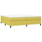 vidaXL Boxspringbett mit Matratze Grün 200x200 cm Stoff vidaXL Boxspringbett mit Matratze Grün 200x200 cm Stoff