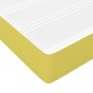 vidaXL Boxspringbett mit Matratze Grün 200x200 cm Stoff vidaXL Boxspringbett mit Matratze Grün 200x200 cm Stoff