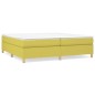 vidaXL Boxspringbett mit Matratze Grün 200x200 cm Stoff vidaXL Boxspringbett mit Matratze Grün 200x200 cm Stoff