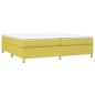 vidaXL Boxspringbett mit Matratze Grün 200x200 cm Stoff vidaXL Boxspringbett mit Matratze Grün 200x200 cm Stoff