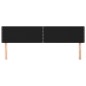 vidaXL Kopfteile 2 Stk. Schwarz 90x5x78/88 cm Stoff
