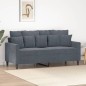 vidaXL 2-Sitzer-Sofa Dunkelgrau 140 cm Samt vidaXL 2-Sitzer-Sofa Dunkelgrau 140 cm Samt