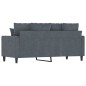 vidaXL 2-Sitzer-Sofa Dunkelgrau 140 cm Samt vidaXL 2-Sitzer-Sofa Dunkelgrau 140 cm Samt