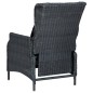 vidaXL 7-tlg. Garten-Essgruppe mit Auflagen Poly Rattan Dunkelgrau vidaXL 7-tlg. Garten-Essgruppe mit Auflagen Poly Rattan Dunkelgrau
