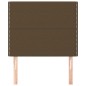vidaXL Kopfteile 2 Stk. Dunkelbraun 90x5x78/88 cm Stoff vidaXL Kopfteile 2 Stk. Dunkelbraun 90x5x78/88 cm Stoff
