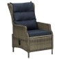 vidaXL 9-tlg. Garten-Essgruppe mit Auflagen Poly Rattan Braun vidaXL 9-tlg. Garten-Essgruppe mit Auflagen Poly Rattan Braun