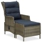 vidaXL 9-tlg. Garten-Essgruppe mit Auflagen Poly Rattan Braun vidaXL 9-tlg. Garten-Essgruppe mit Auflagen Poly Rattan Braun