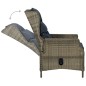 vidaXL 9-tlg. Garten-Essgruppe mit Auflagen Poly Rattan Braun vidaXL 9-tlg. Garten-Essgruppe mit Auflagen Poly Rattan Braun