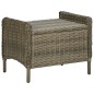 vidaXL 9-tlg. Garten-Essgruppe mit Auflagen Poly Rattan Braun vidaXL 9-tlg. Garten-Essgruppe mit Auflagen Poly Rattan Braun