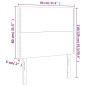 vidaXL LED Kopfteil Rosa 80x5x118/128 cm Samt vidaXL LED Kopfteil Rosa 80x5x118/128 cm Samt