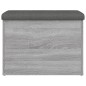 vidaXL Sitzbank mit Stauraum Grau Sonoma 62x42x45 cm Holzwerkstoff vidaXL Sitzbank mit Stauraum Grau Sonoma 62x42x45 cm Holzwerkstoff