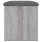 vidaXL Sitzbank mit Stauraum Grau Sonoma 62x42x45 cm Holzwerkstoff vidaXL Sitzbank mit Stauraum Grau Sonoma 62x42x45 cm Holzwerkstoff