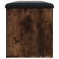 vidaXL Sitzbank mit Stauraum Räuchereiche 82x42x45 cm Holzwerkstoff vidaXL Sitzbank mit Stauraum Räuchereiche 82x42x45 cm Holzwerkstoff