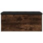 vidaXL Sitzbank mit Stauraum Räuchereiche 102x42x45 cm Holzwerkstoff vidaXL Sitzbank mit Stauraum Räuchereiche 102x42x45 cm Holzwerkstoff